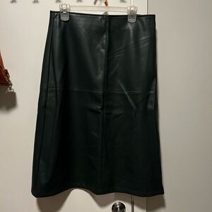 Pink Martini Faux Leather Skirt